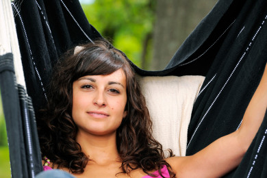 Brasil hanging chair Black