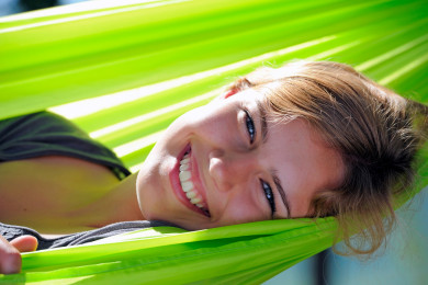 Hammock Outdoor Travel Set Lime
