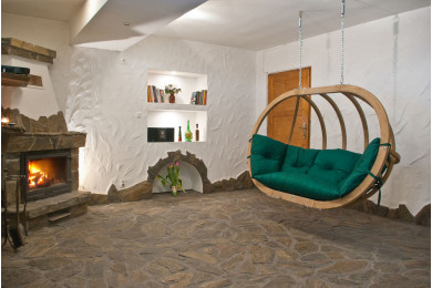 Hanging Chair Globo Royal Green