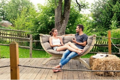 Siena Due Lounge Sofa - Taupe