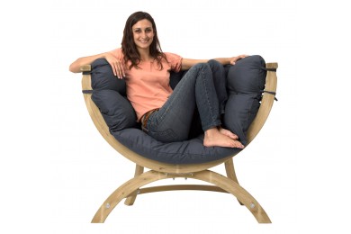Siena Uno Lounge Chair - Anthracite