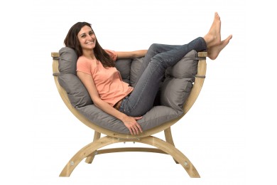 Siena Uno Lounge Chair - Taupe