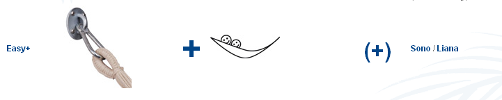 Ways of hanging up hammocks and hanging chairs